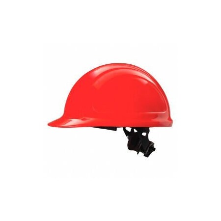 Honeywell North Honeywell North Hard Hat, Front Brim, Type 1, Class E, Ratchet, HiViz Red N10R050000